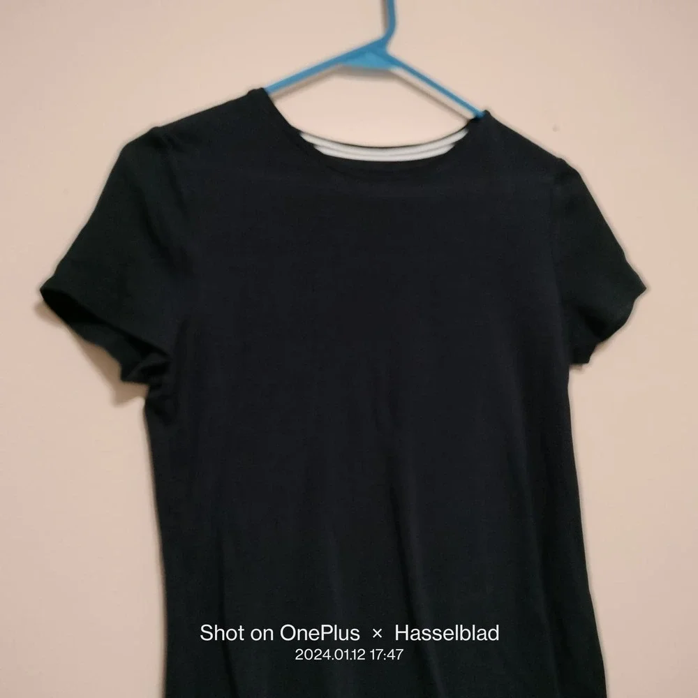 The Talbots Tee Pima Cotton Size Small Navy blue - Picture 6 of 6